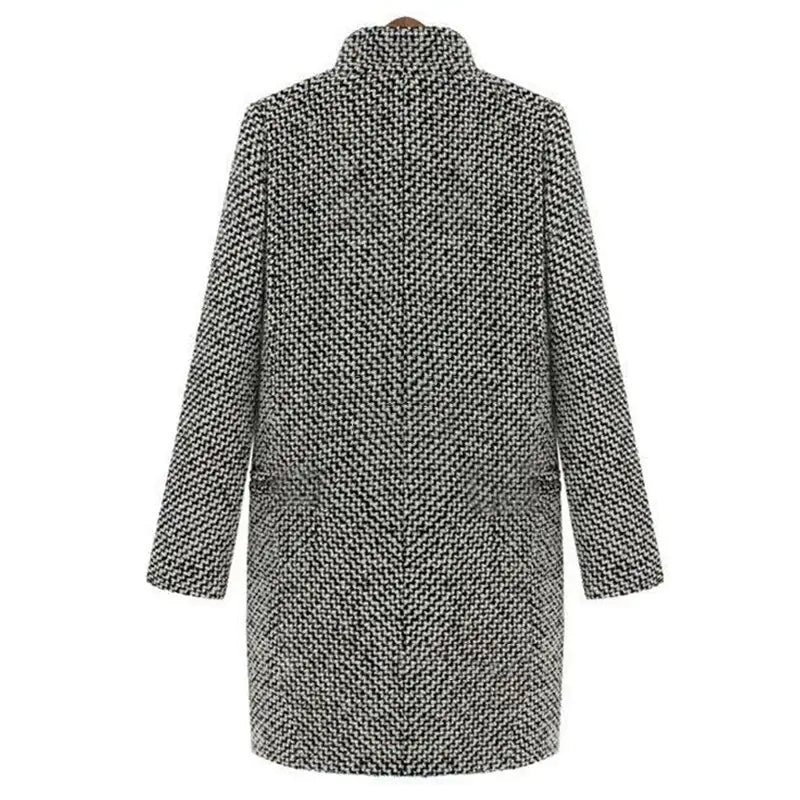 CHESKA® | Long Wool Coat