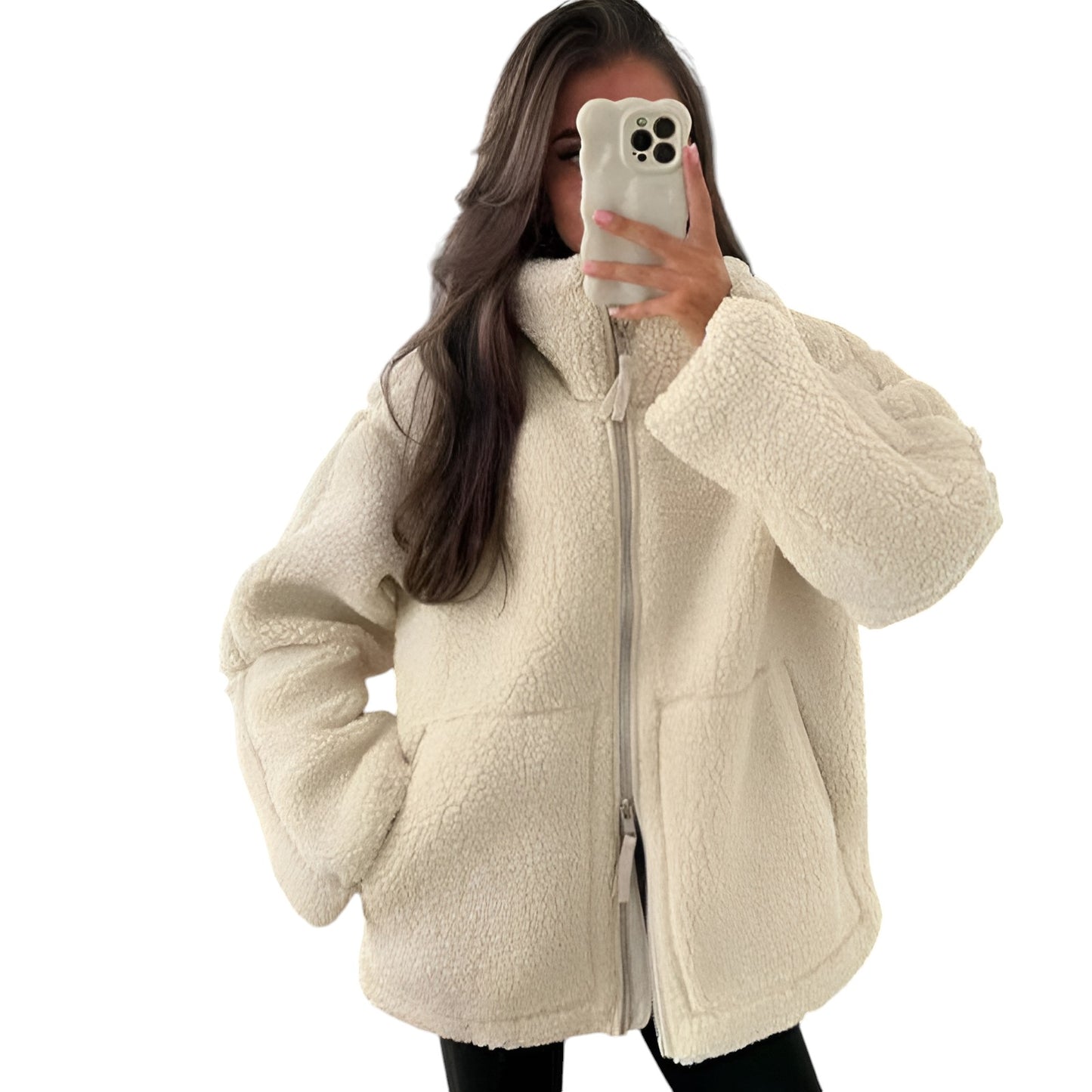 Camila - Teddy fleece jacket