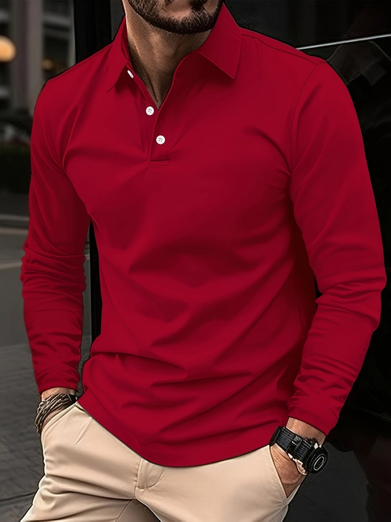 Cyrus Long-Sleeve Collared Shirt