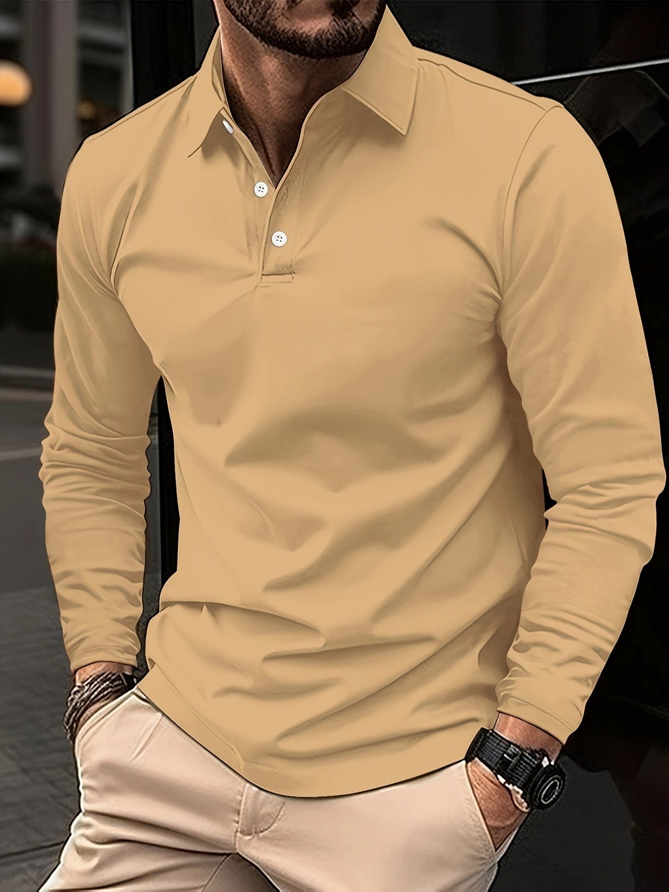 Cyrus Long-Sleeve Collared Shirt