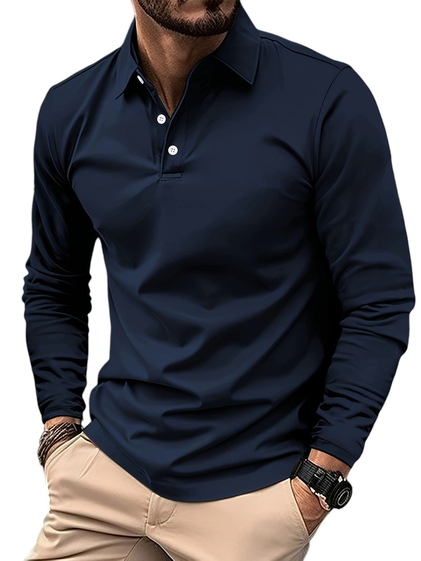 Cyrus Long-Sleeve Collared Shirt